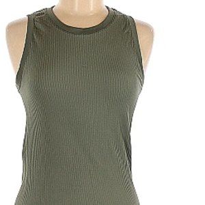 Athleta Tank Top Ribbed Green M